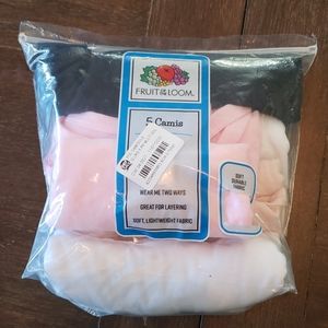 Fruit Of Loom Large Girls Camis